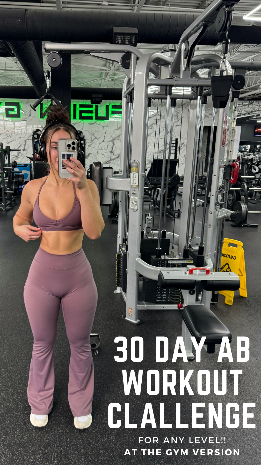 Ab 30 day Workout Challenge Gym Version