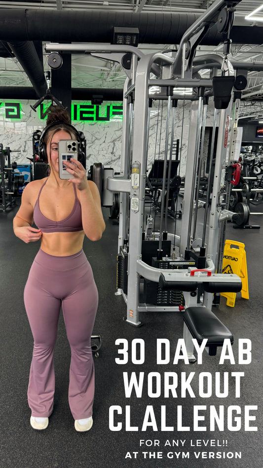 Ab 30 day Workout Challenge Gym Version
